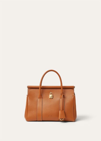 Сумка Loro Piana Loom Bag L Коричневая N