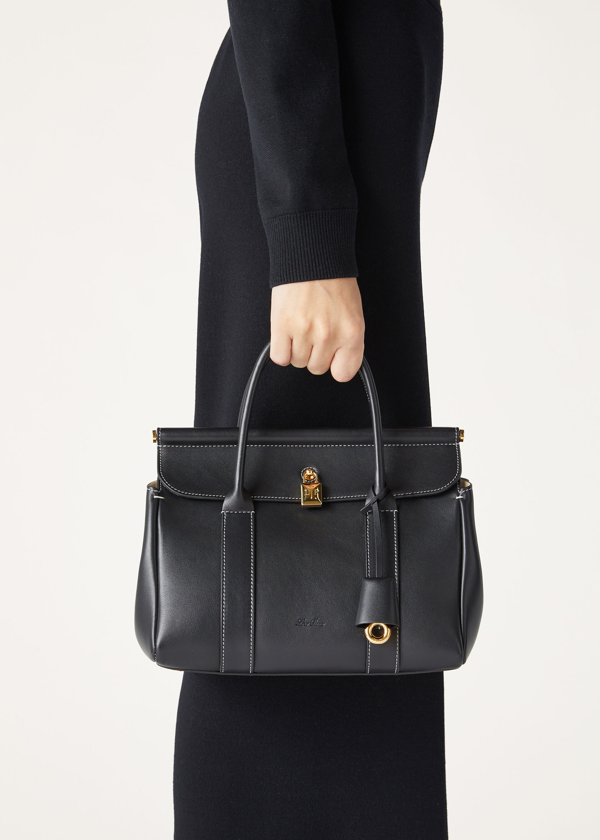 Сумка Loro Piana Loom Bag L Черная N