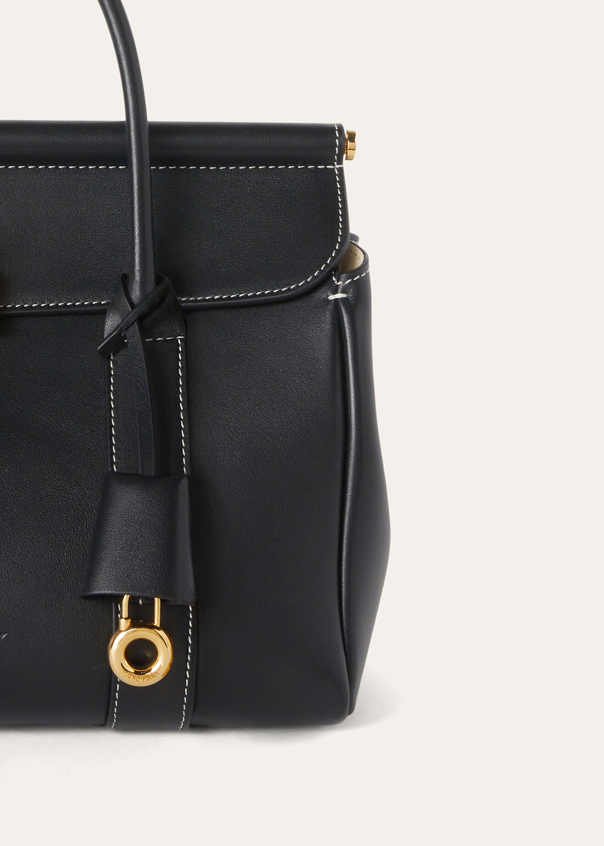 Сумка Loro Piana Loom Bag L Черная N