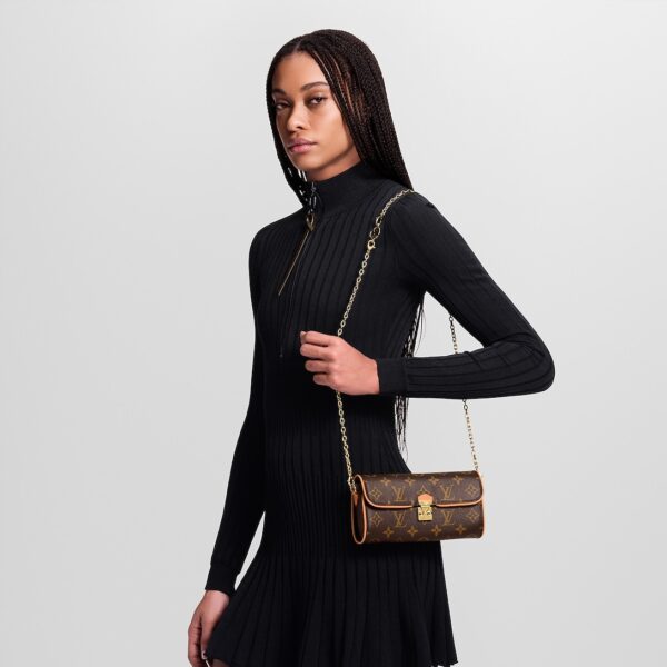 Сумка Louis Vuitton Pochette Camille Коричневая N