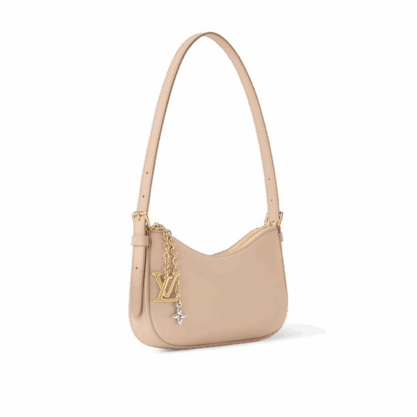 Сумка Louis Vuitton Pochette Lv Bloom Бежевая N