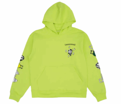 Толстовка Chrome Hearts Matty Boy Link Салатовая F