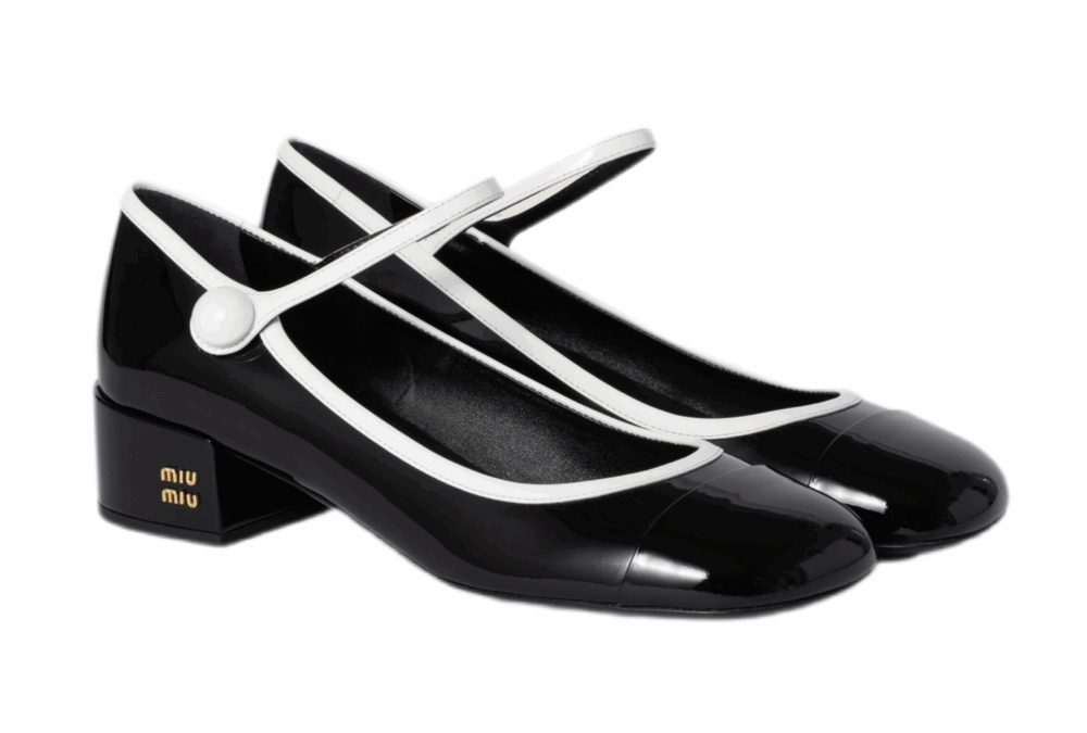 Туфли Miu Miu Mary Jane Черные F