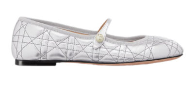 Балетки Dior Ballet Серебряные F