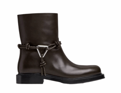 Ботинки Bottega Veneta James Темно коричневые F