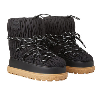 Ботинки Miu Miu Matelass Черные F