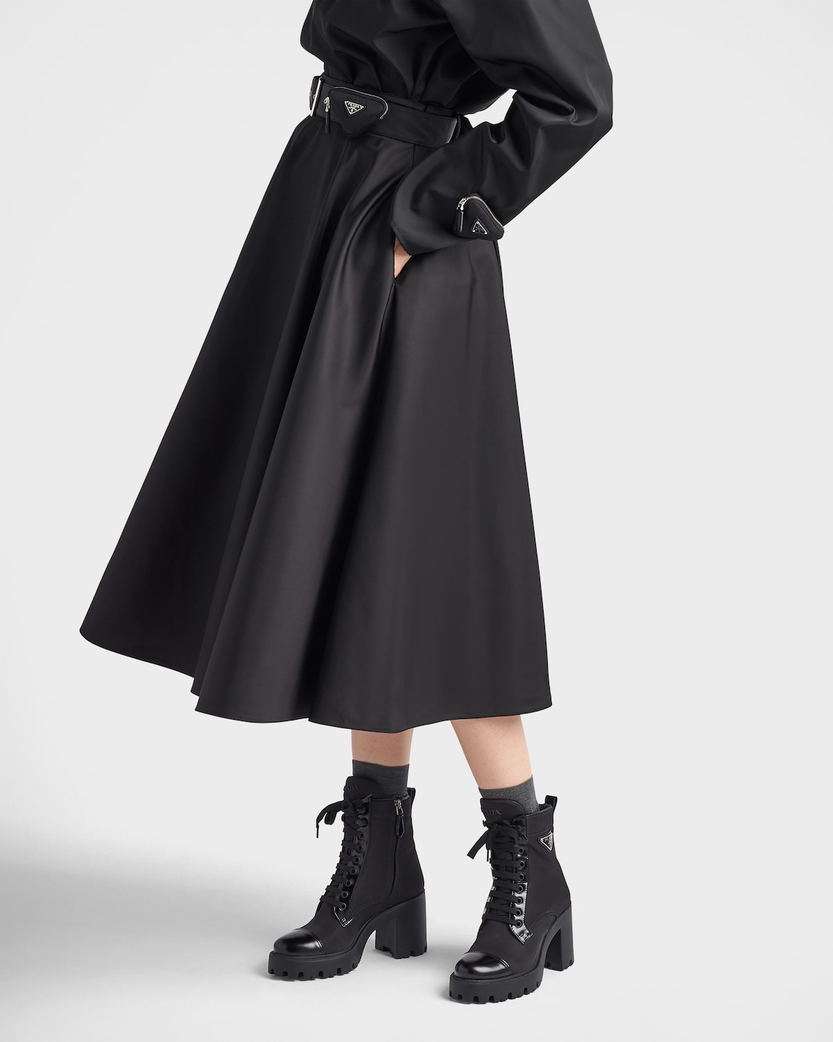 Ботинки Prada Черные F