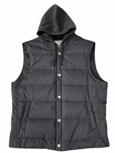 Жилет Brunello Cucinelli Темно серый M