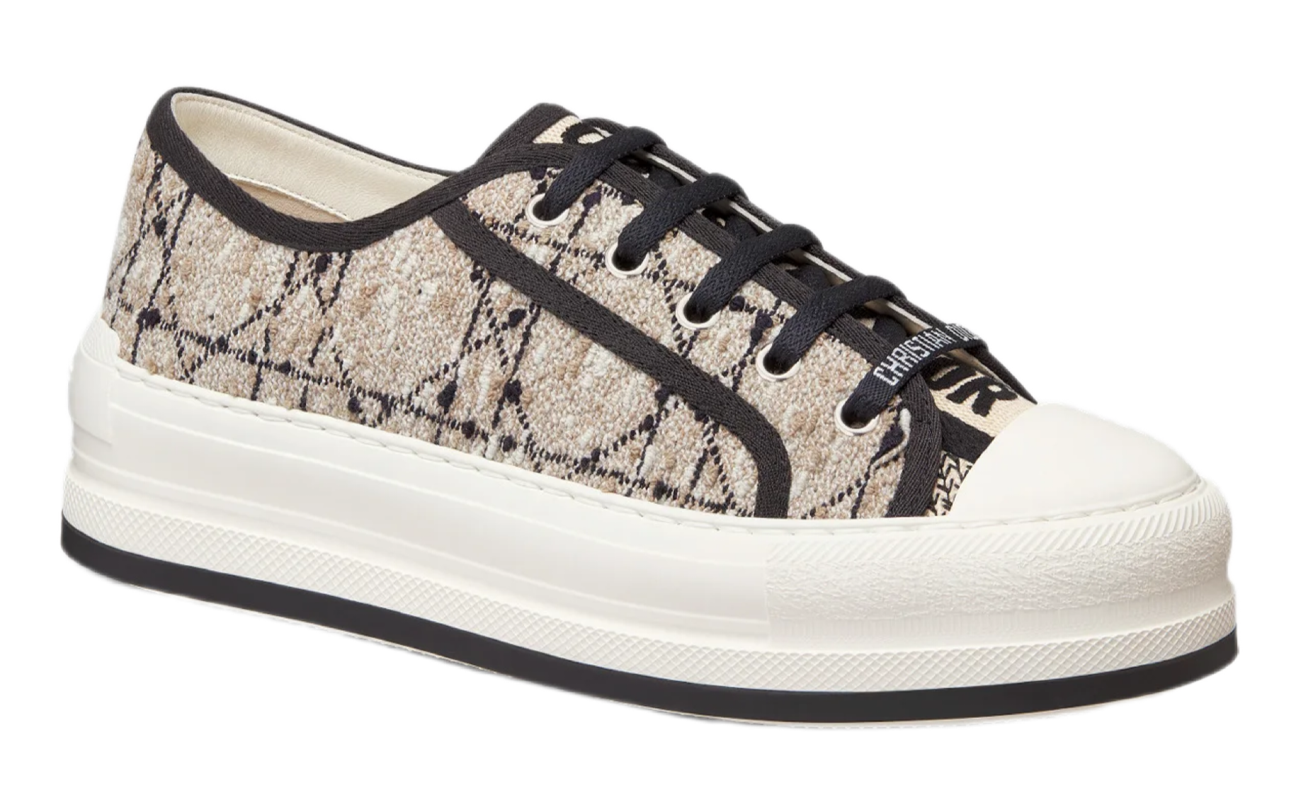 Кеды Dior Walk Бежевые F