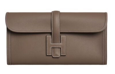 Кошелек Hermes Jige Elan Коричнево бежевый N