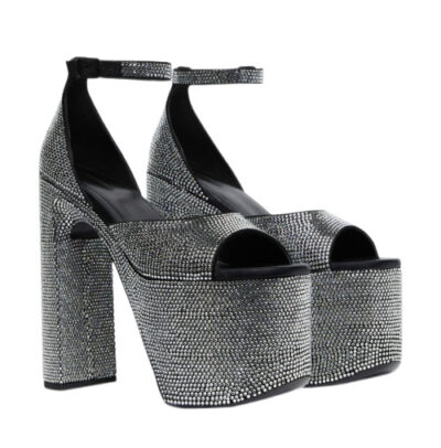 Кроссовки Balenciaga Camden Серебряные F