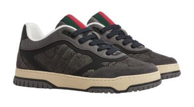 Кроссовки Gucci Re web Темно серые M