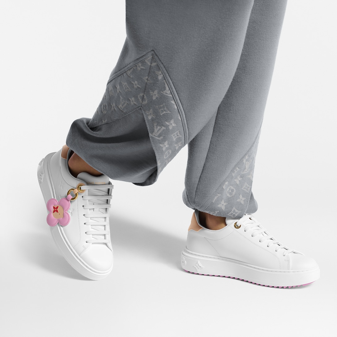 Кроссовки Louis Vuitton Time Out Белые F