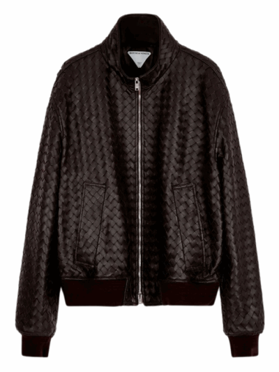 Куртка Bottega Veneta Intrecciato Черная M