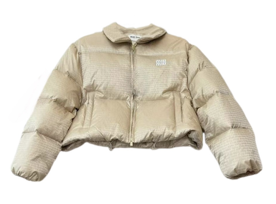 Куртка Miu Miu Pong Бежевая F