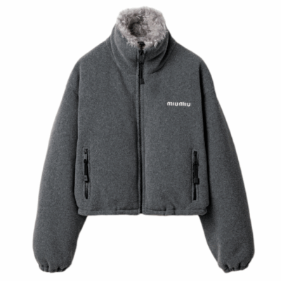 Куртка Miu Miu Серая F