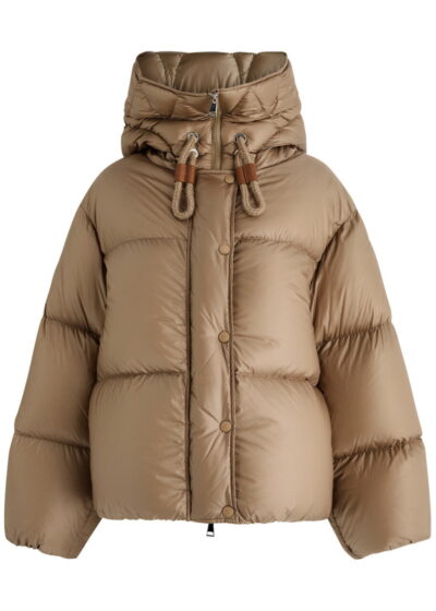 Куртка Moncler Borey Shell Бежевая F