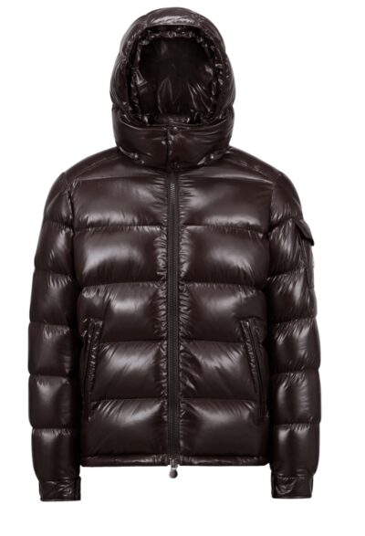 Куртка Moncler Maya Темно коричневая M