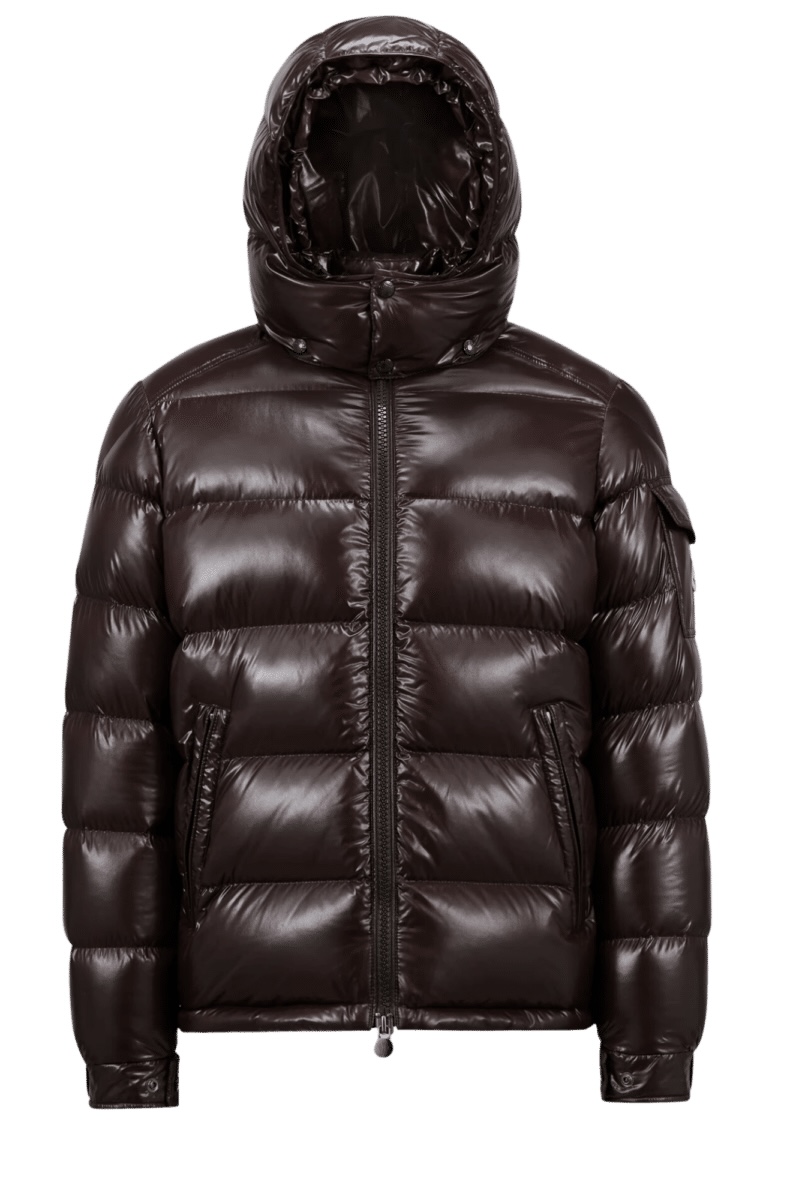 Куртка Moncler Maya Темно коричневая M