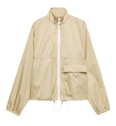 Куртка Prada Re nylon Бежевая F