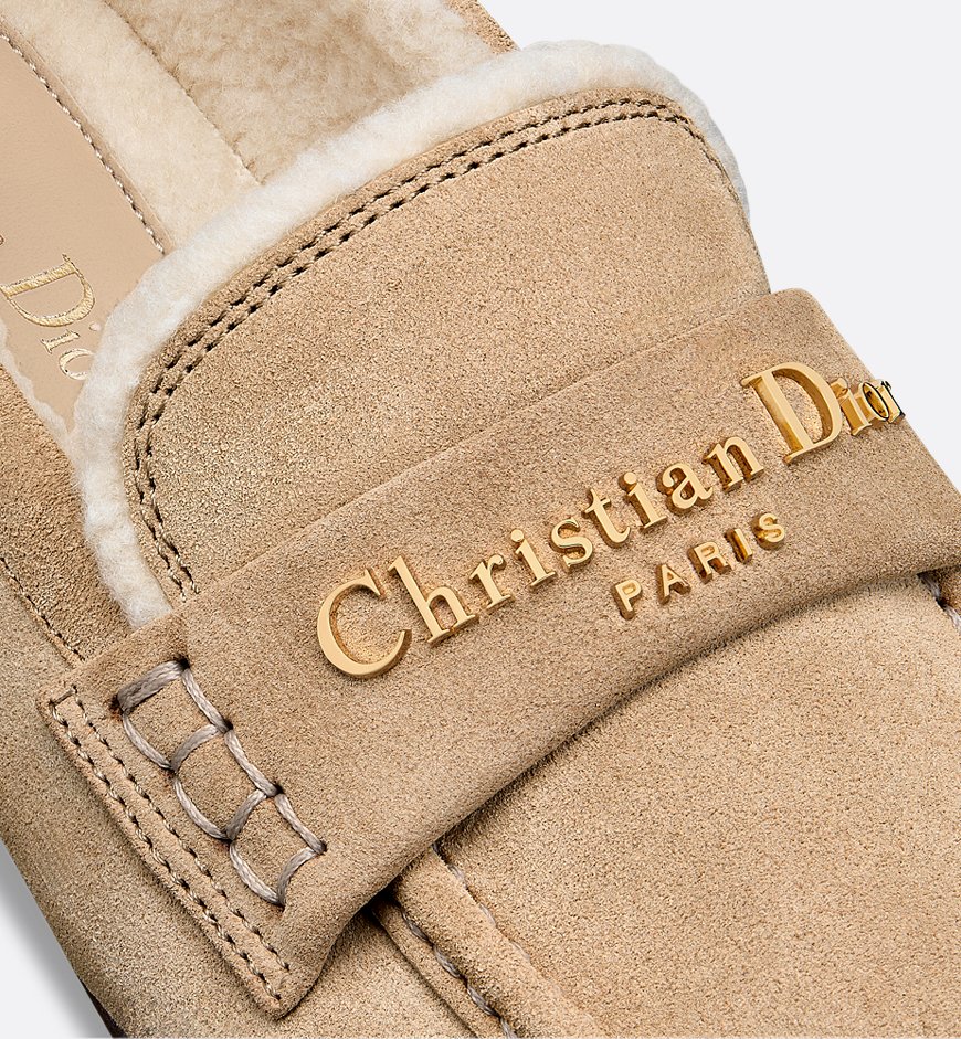 Лоферы Dior Alps Boy Бежевые F