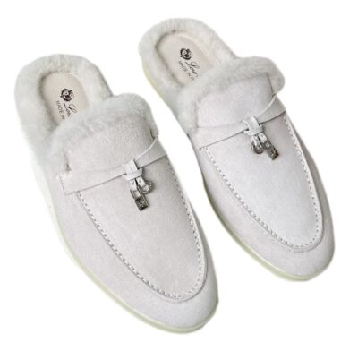 Мюли Loro Piana Charms Walk Babouche Белые F