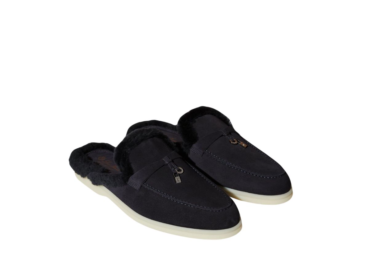 Мюли Loro Piana Charms Walk Babouche Черные F