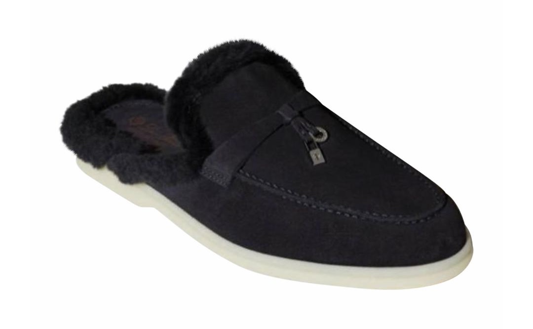 Мюли Loro Piana Charms Walk Babouche Черные F