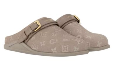 Мюли Louis Vuitton Lv To go Бежевые F