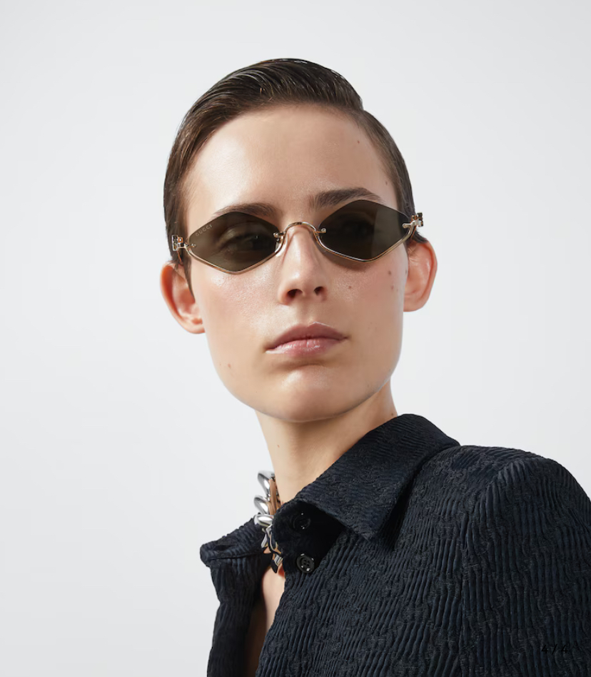 Очки Gucci Ul Серебряные F