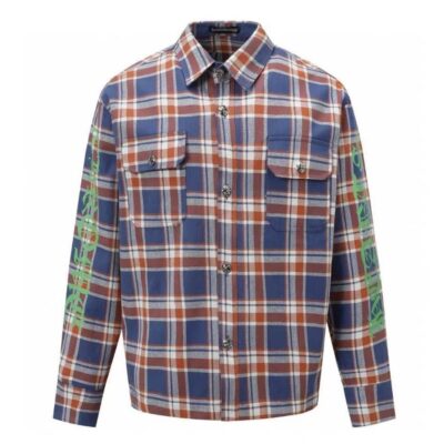 Рубашка Chrome Hearts Синяя M