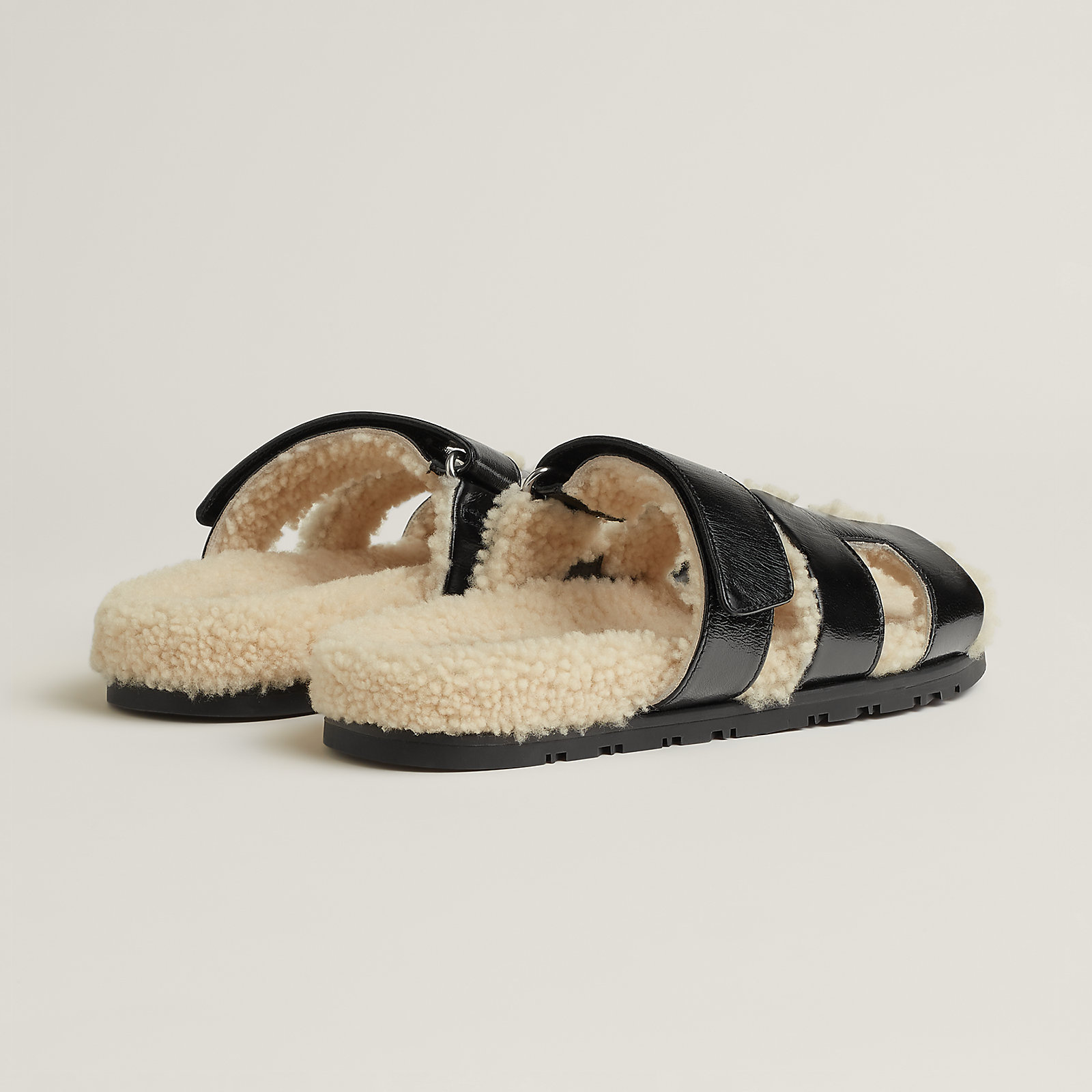 Сандали Hermes Chypre Черные F