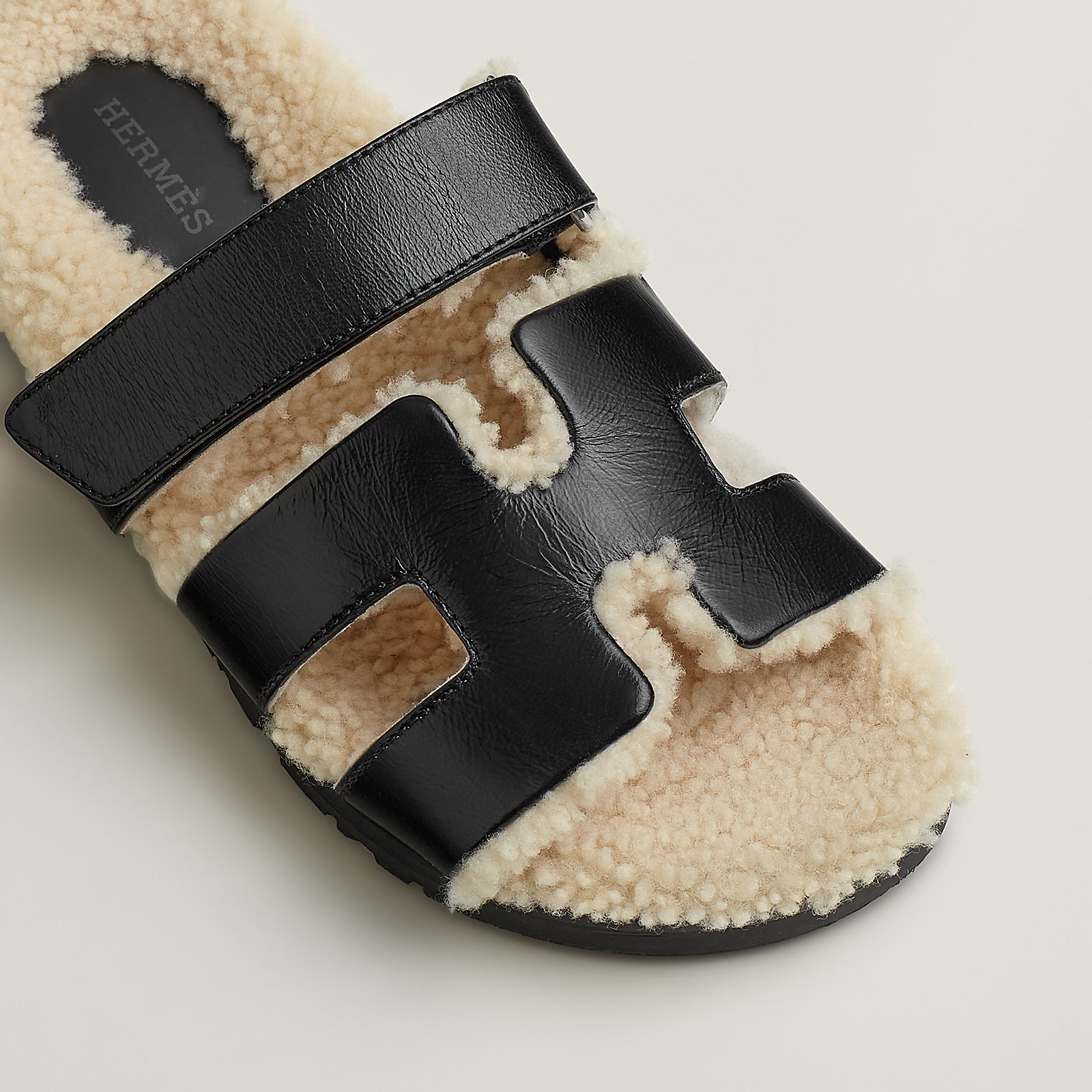 Сандали Hermes Chypre Черные F