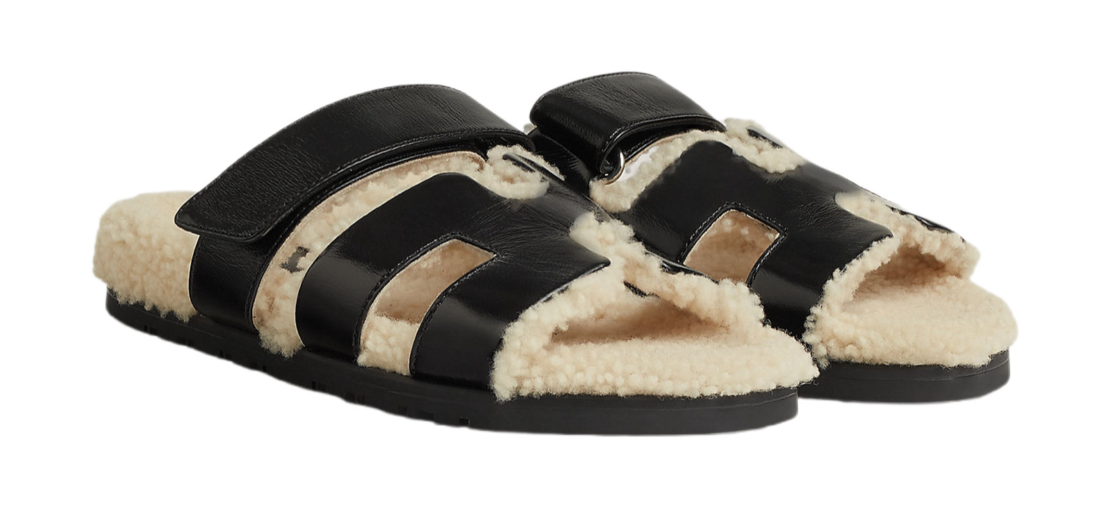 Сандали Hermes Chypre Черные F