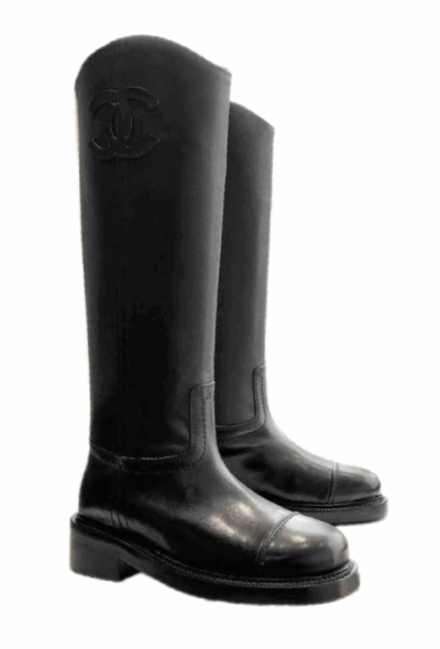 Сапоги Chanel Черные F