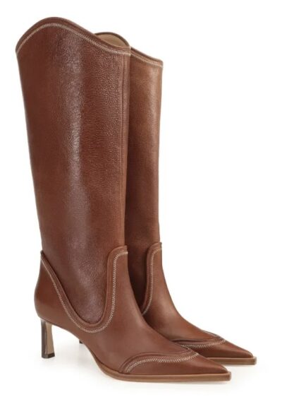 Сапоги Sergio Rossi Sr Tiwi Stiefel Mm Коричневые F