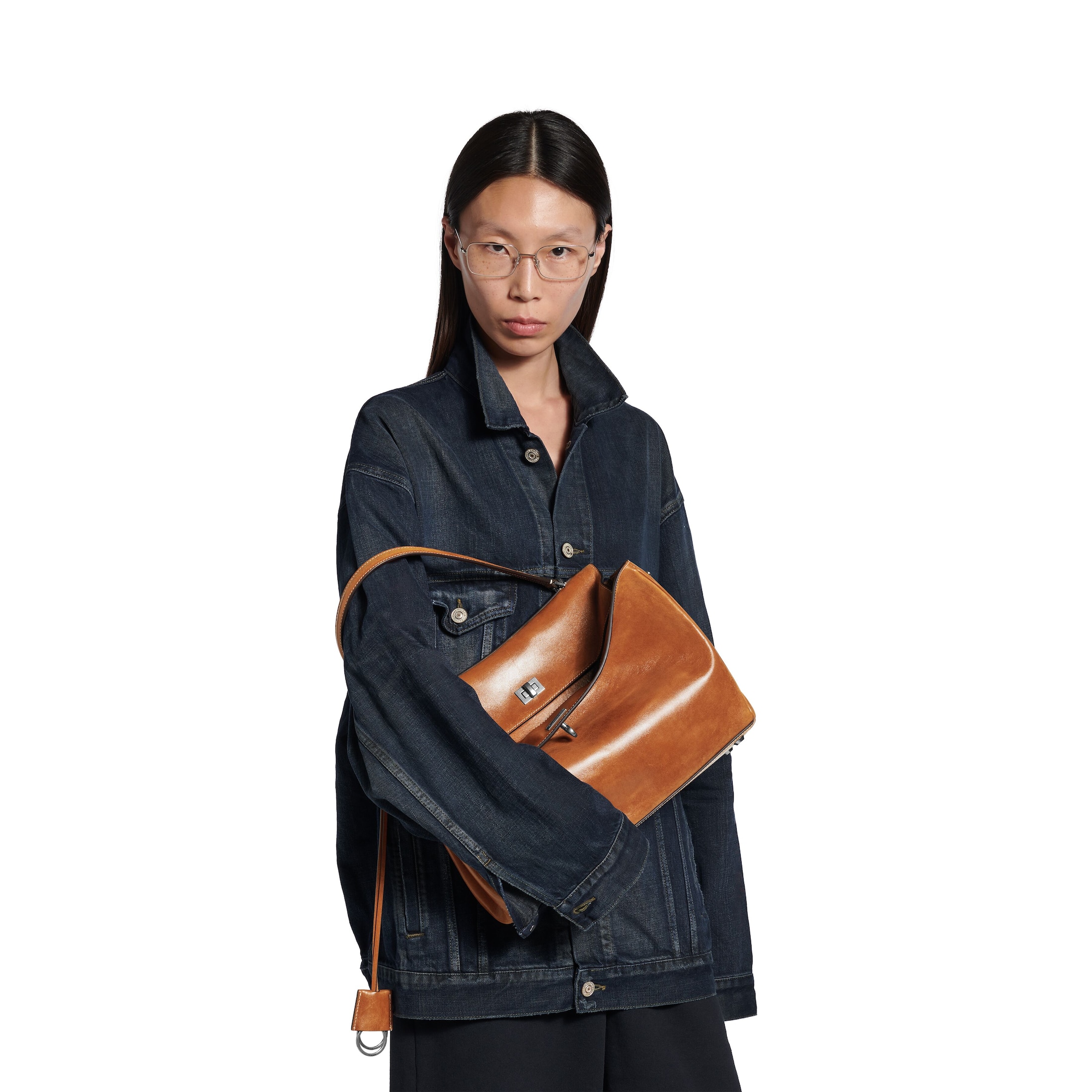 Сумка Balenciaga Rodeo Medium Светло коричневая N