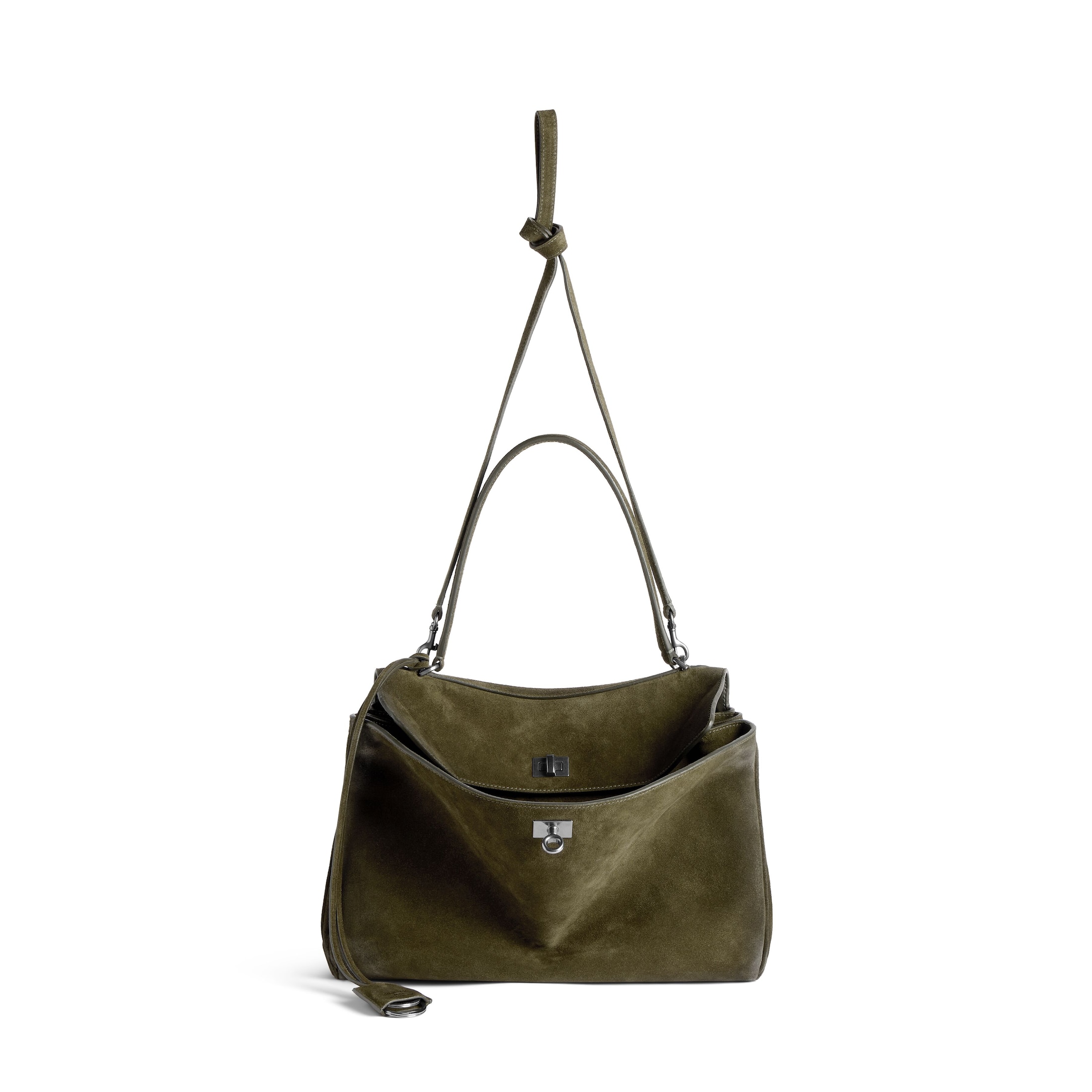 Сумка Balenciaga Rodeo Medium Темно зеленая N