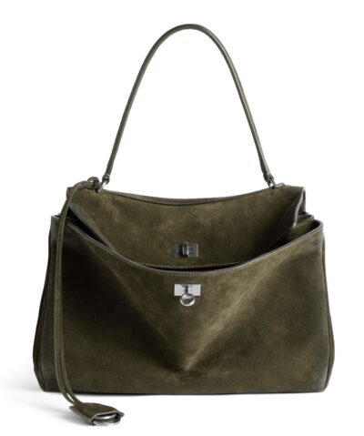 Сумка Balenciaga Rodeo Medium Темно зеленая N