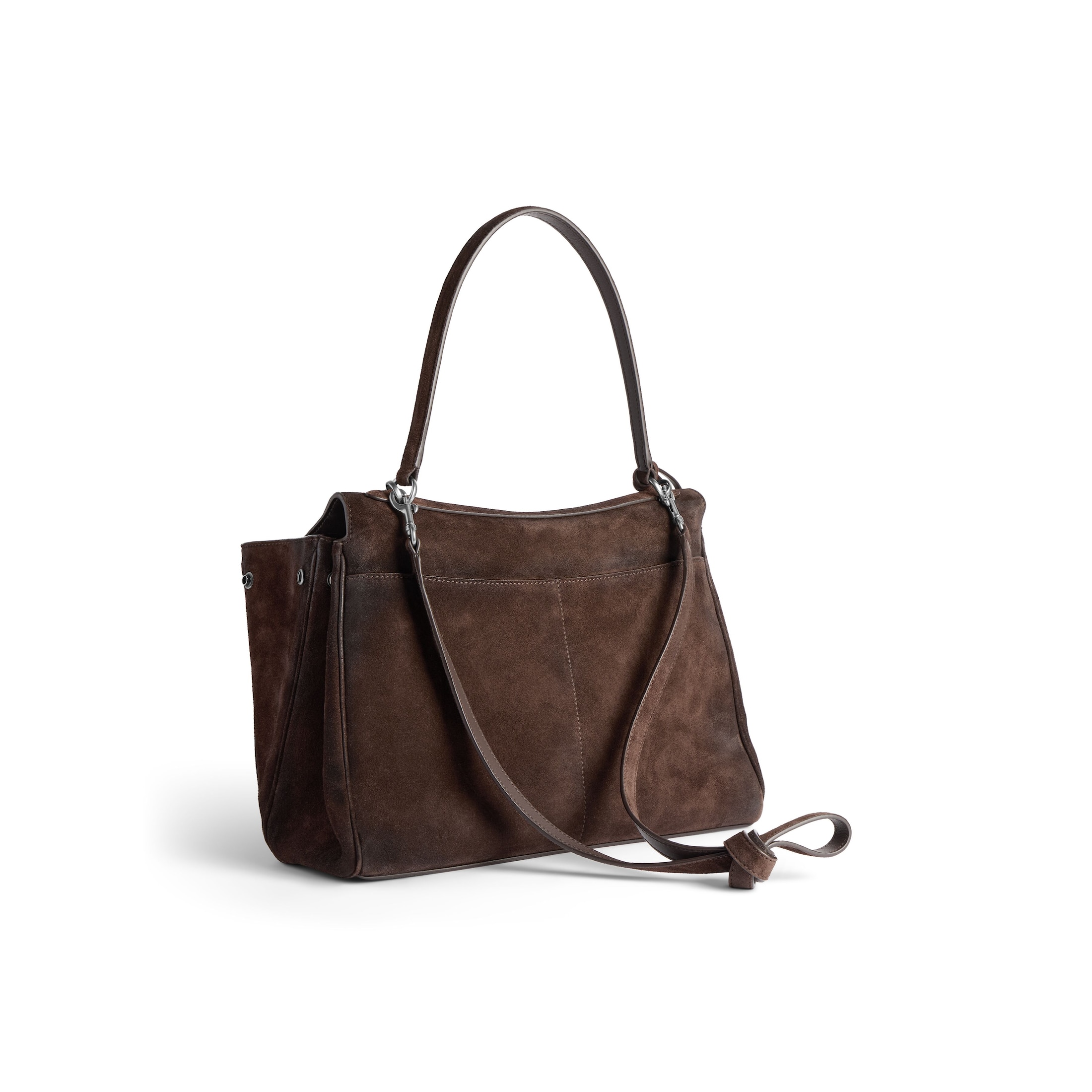 Сумка Balenciaga Rodeo Medium Темно коричневая N