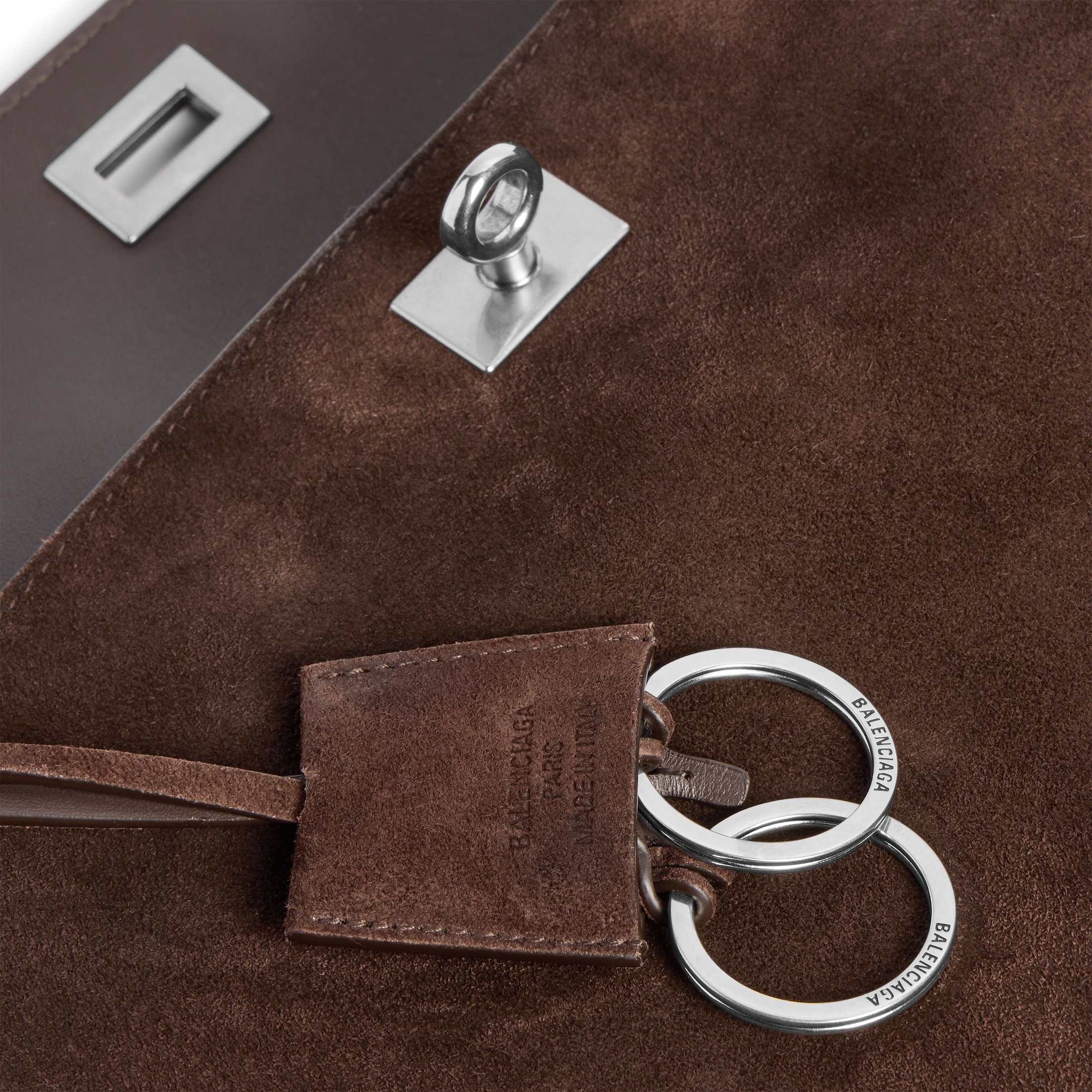 Сумка Balenciaga Rodeo Medium Темно коричневая N