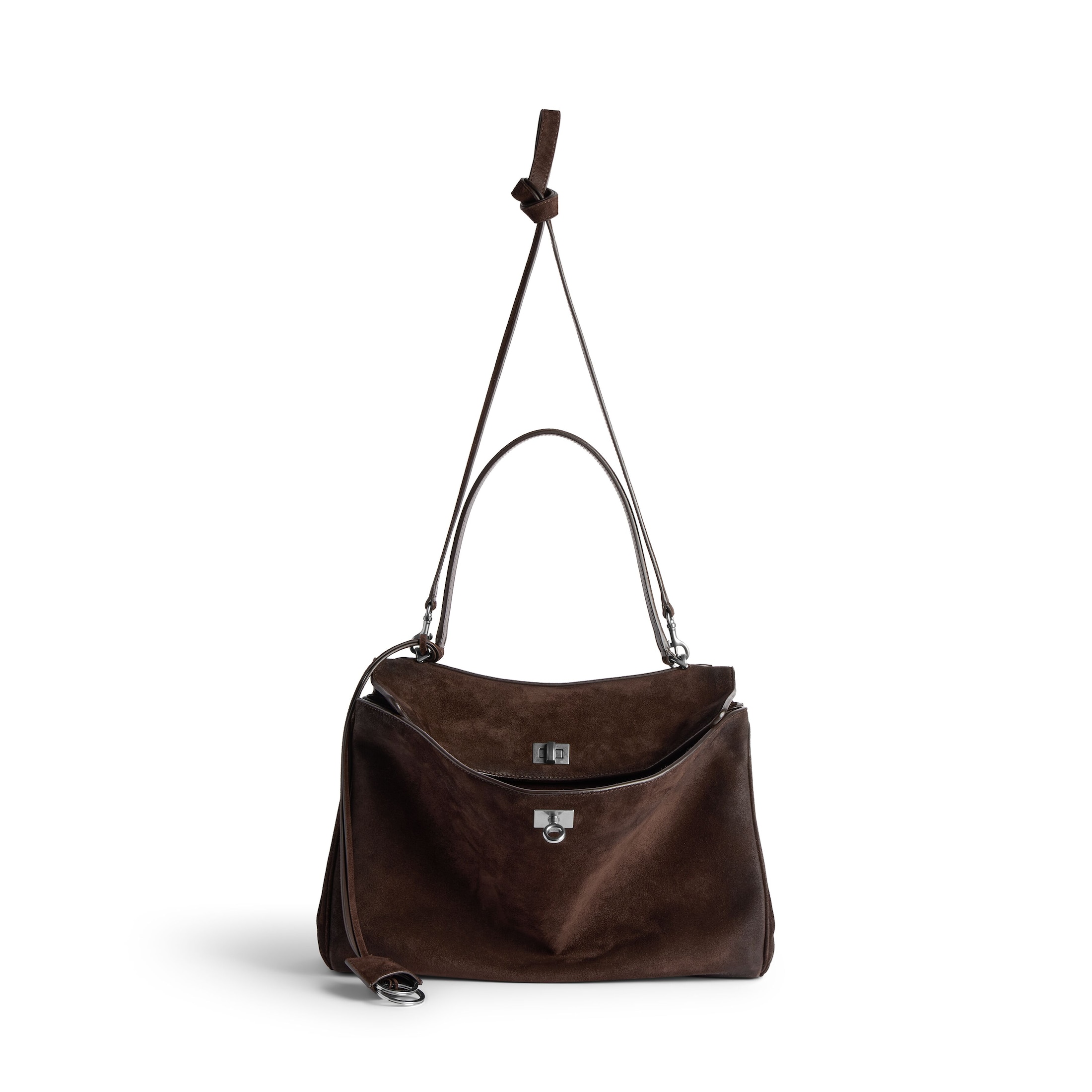 Сумка Balenciaga Rodeo Medium Темно коричневая N