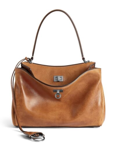 Сумка Balenciaga Rodeo Small Светло коричневая N