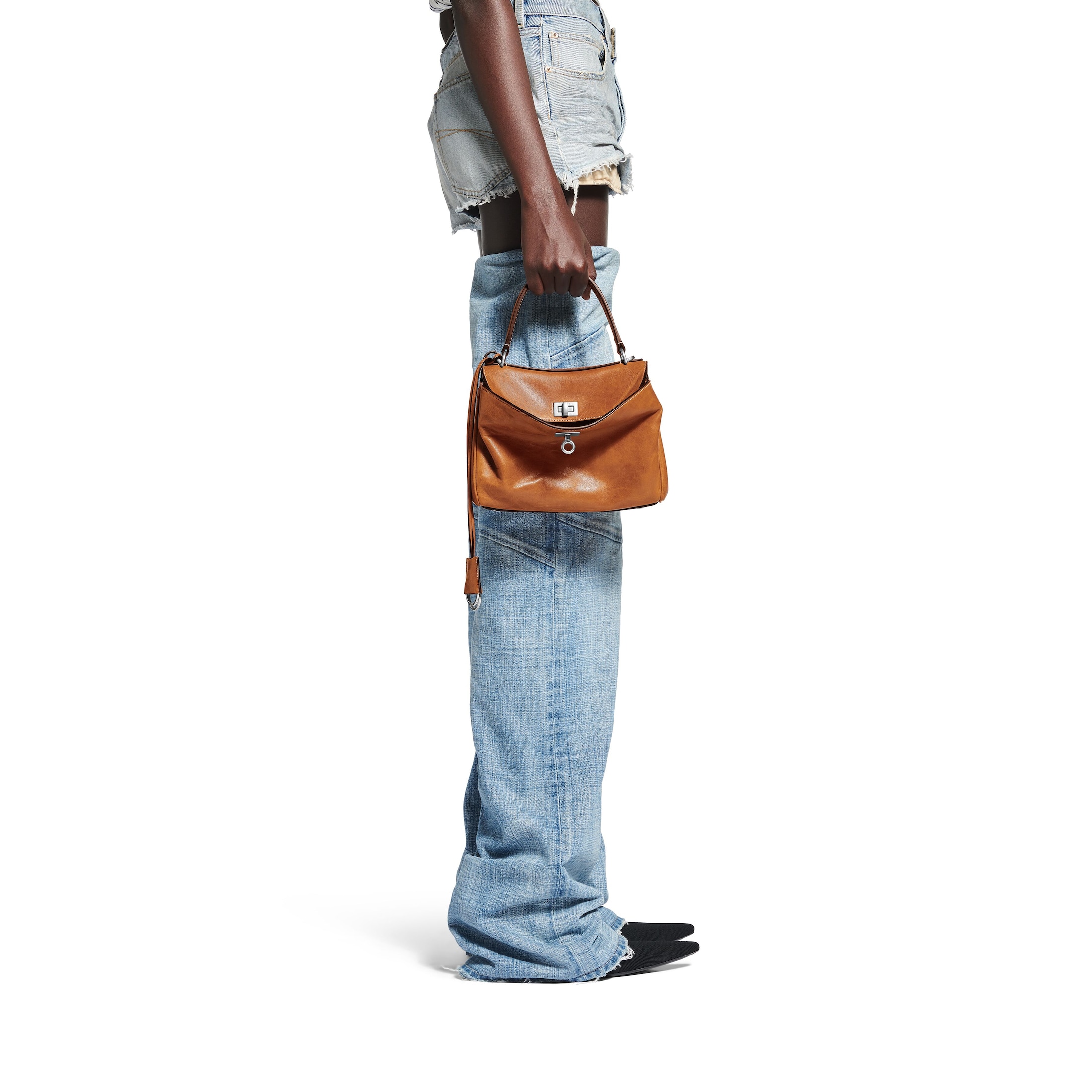 Сумка Balenciaga Rodeo Светло коричневая N