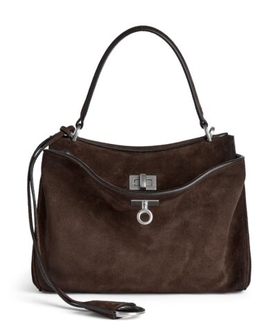 Сумка Balenciaga Rodeo Темно коричневая N