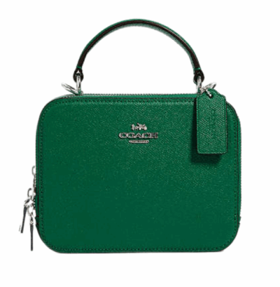 Сумка Coach Box Crossbody Зеленая N