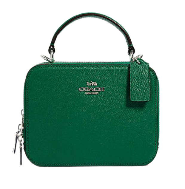 Сумка Coach Box Crossbody Зеленая N