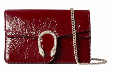 Сумка Gucci Dionysus Gg Super Mini Бордовая N