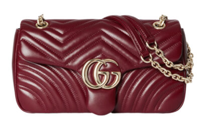 Сумка Gucci Gg Marmont Medium Бордовая N