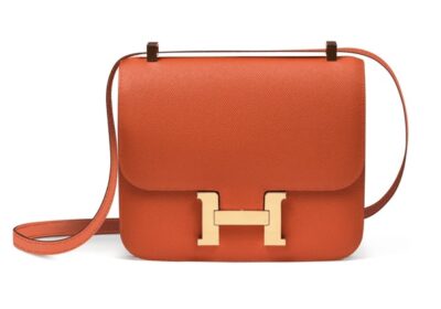 Сумка Hermes Constance Epsom Оранжевая N